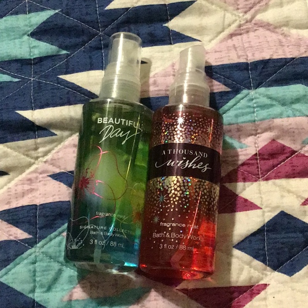 B&BW 2 fragrance mists brand new 3 fl oz each